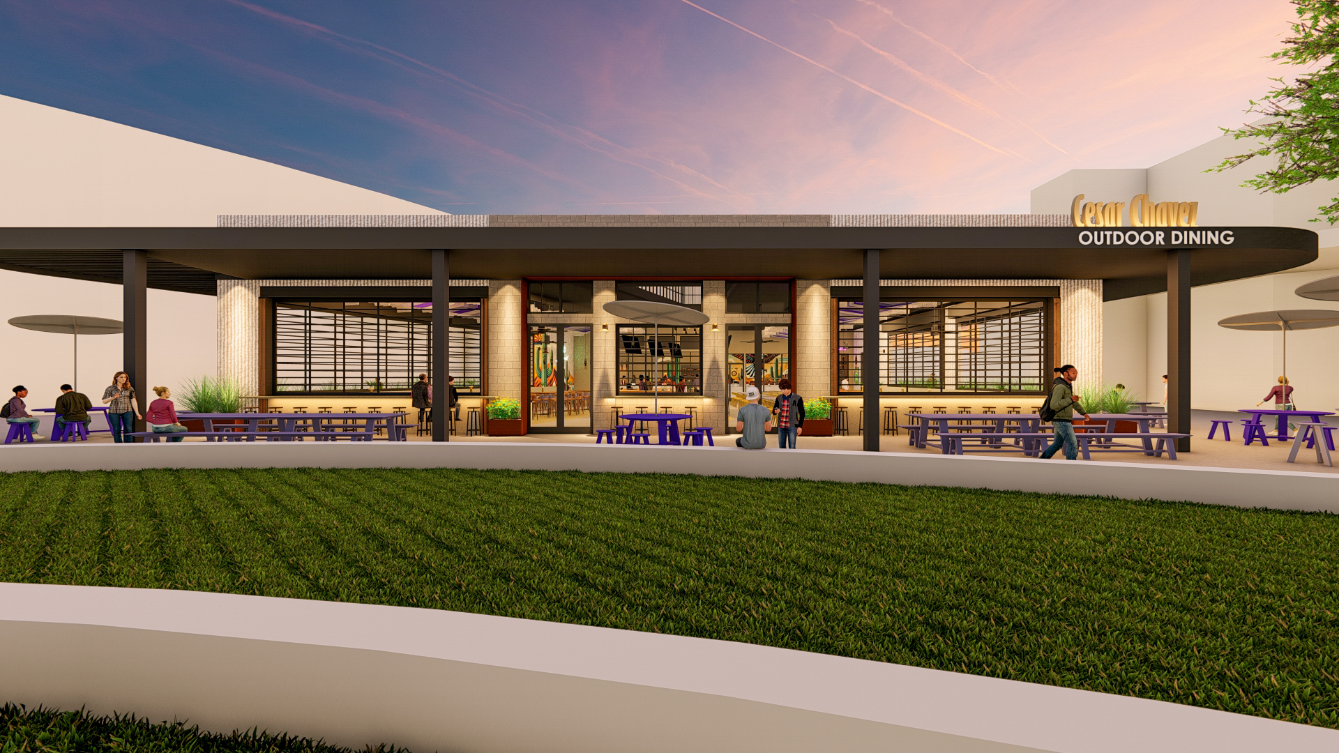 Featured image for “PXU – Cesar Chavez High School Outdoor Dining”